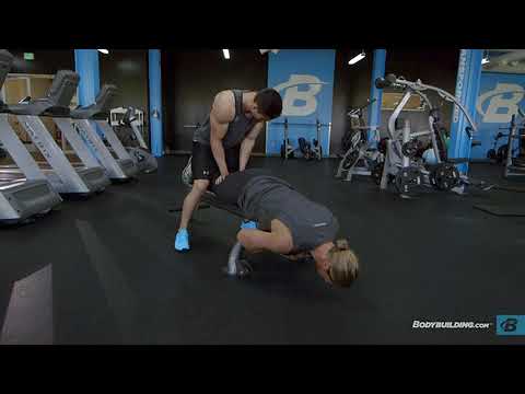 Partner Flat Bench Back Extension Exercise Videos Guides