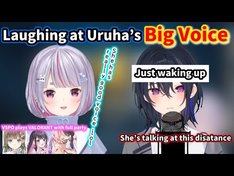 【VALORANT】VSPO members laughing at Uruha's loud voice in her sleep【VSPO/Tosaki Mimi】
