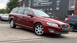 2015 (64) Volvo V70 D5 2.4 SE Lux Nav Auto in Flamenco Red. 40k Miles. 2 Owners 10 Services. £16,000