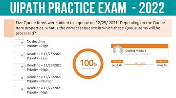 UiPath Practice Exam (Advanced - 2022) - [ Explained in Detail]