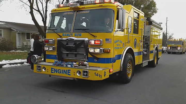 Nancy Run FD Capatain Jared Rampulla Funeral Proce...