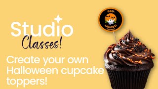 Studio Tutorial: Create Your Own Halloween Cupcake Toppers 🎃 | A Halloween Themed Studio Guide screenshot 5