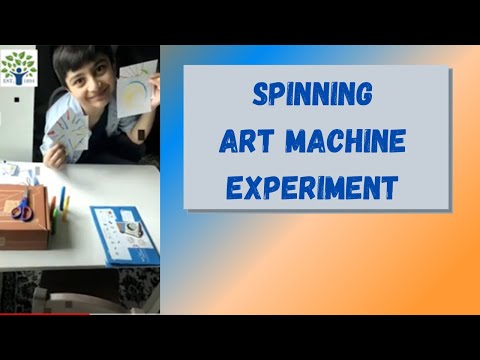 Spinning Art Machine Experiment – Amaan Demonstrates