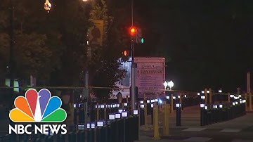 Truck crashes into barriers near White House