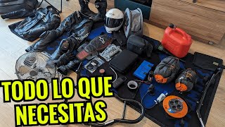 TODO lo que NECESITAS LLEVAR al CIRCUITO en MOTO - Accesorios, herramientas, equipación...