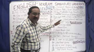 English : Degree 1st Sem. Grammar (Vikram Simhapuri University - 2018 screenshot 1