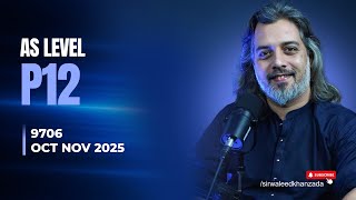 9706 P12 2025 As level Accounting yearly Past paper solution