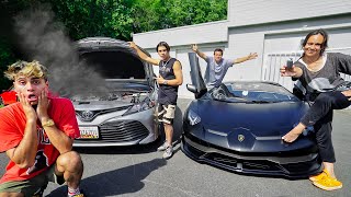 Switching Cars With Our Parents For 24 Hours!