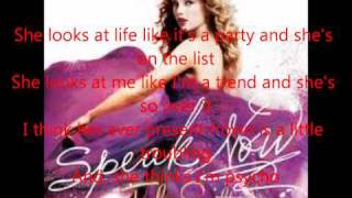 Taylor Swift - Better Than Revenge w/Lyrics