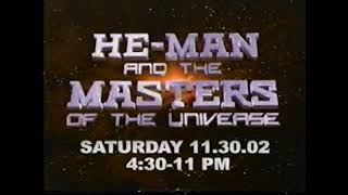 Toonami Weekdays on Cartoon Network — "He-Man and the Masters of the Universe" premiere promo (2002)