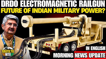 India’s EM Railgun Breakthrough: DRDO Tests Hypervelocity Weapon Technology!