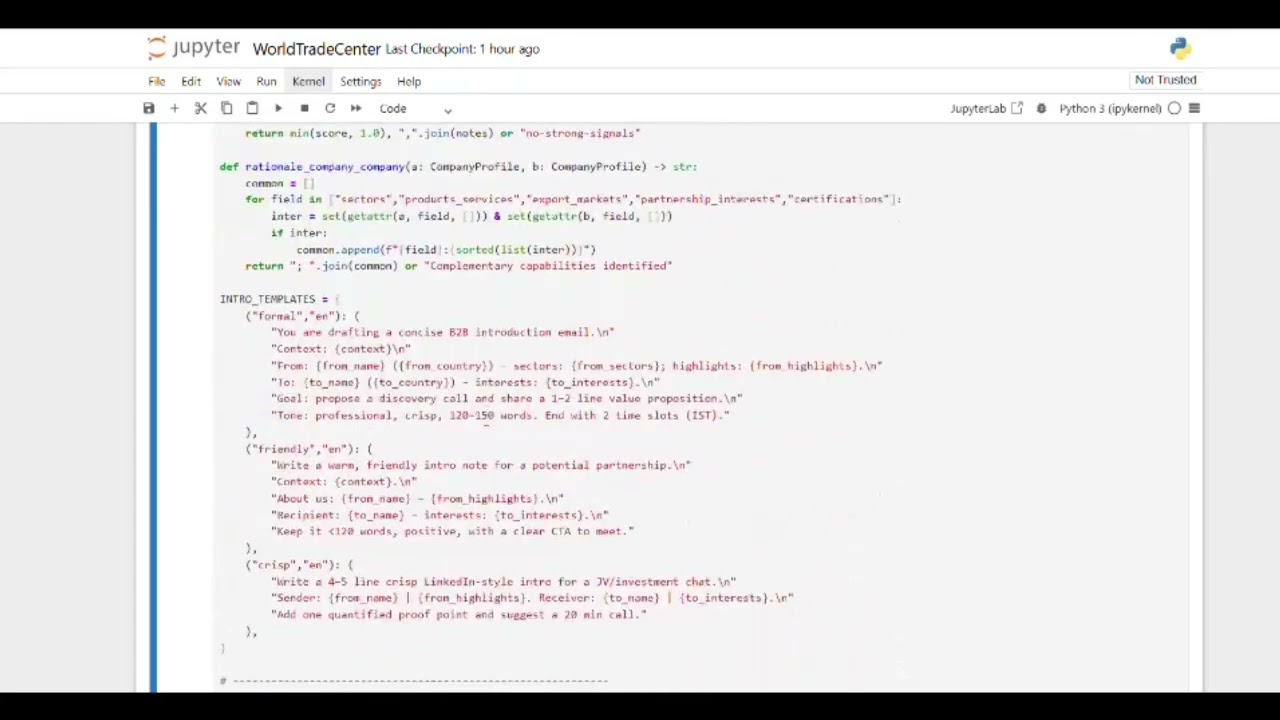 B2B Matchmaking- Deal Readiness Score
