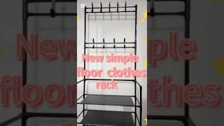 Como montar suporte para roupa, sapatos e acessórios How to assemble New simple floor clothes rack ✨
