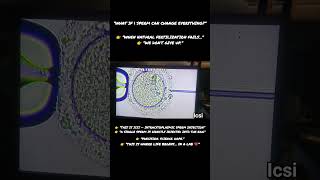 what is Icsi and how it's work on which patients. #embryology #fertilityawareness