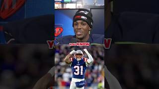 Craig Woodson LOVED his first ever playoff game 🔥 #patriots #nfl #shorts