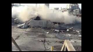 200 Ft Column Tripped - Demolition in Baton Rouge, Louisiana