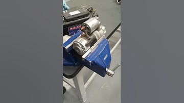 Starter motor bench test