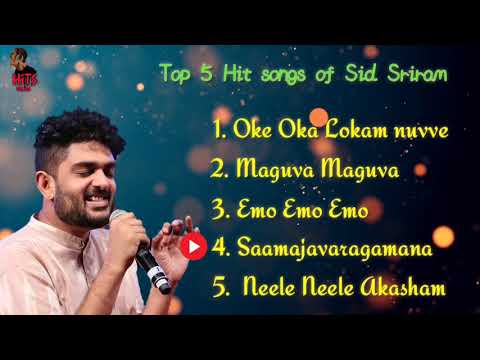 SID SRIRAM TOP 5 TELUGU SONGS 2021| 20 Minutes | #SidSriram Jukebox |#TeluguSongs