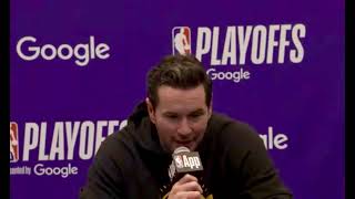 Lakers coach JJ Redick Makes GOAT Noises Telling LeBron James Greatest Story 