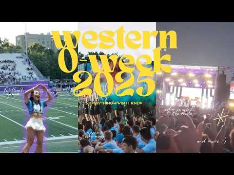 everything I wish I knew before O-Week at Western | O-Week 2025 Vlog