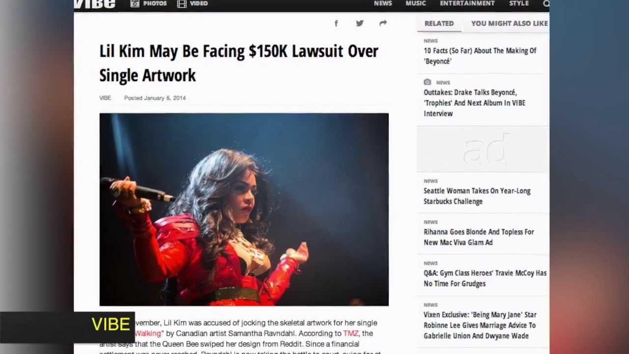Lil Kim Sued For LP Artwork & Other Celebs Sued For Copyright Infringement