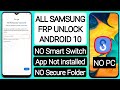 FRP Bypass Samsung A10, A10s, A20, A30, A50, A70 NO Smart Switch App Not installed - November 2020