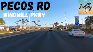 Driving Pecos Road - St. Rose Parkway HENDERSON Nevada | Passed Coronado Center | Virtual Drive Tour