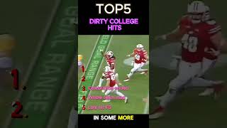 COLLEGE FOOTBALL GETS DIRTY SOMETIMES!!!!!!!!! #best #viralvideo #viral #sports #ranked