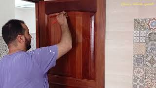 تطبيق فيرني ماط بقطعة قماش(ليݣة).اعادة تجديدة ابواب قديمة بالفيرني وملء التقوب والشقوق screenshot 4