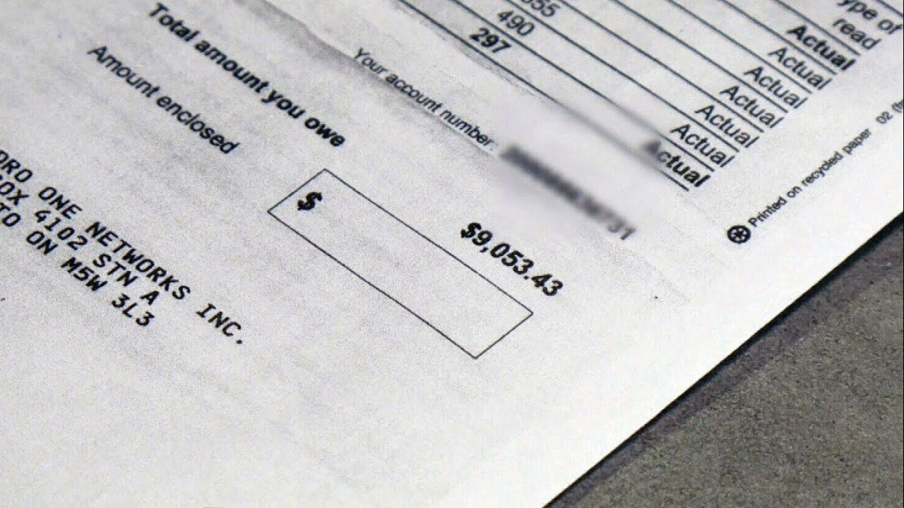 Ontario man slapped with $9,000 penalty on hydro bill
