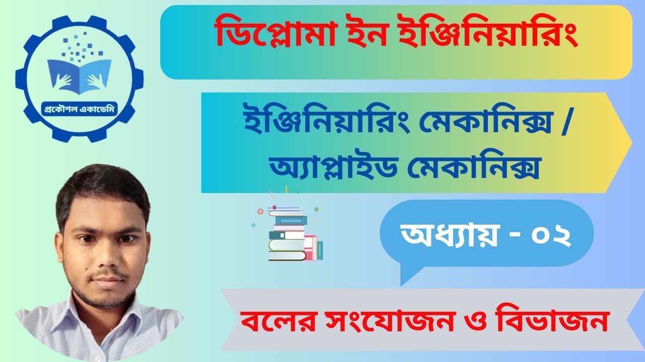 বলের সংযোজন ও বিভাজন | অধ্যায়-০২ | পর্ব-০১ | Engineering Mechanics | Applied Mechanics | Sazzad Sir