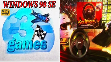 Windows 98 SE Demo Interactive CD Sampler - Games Hardware Software (4K)
