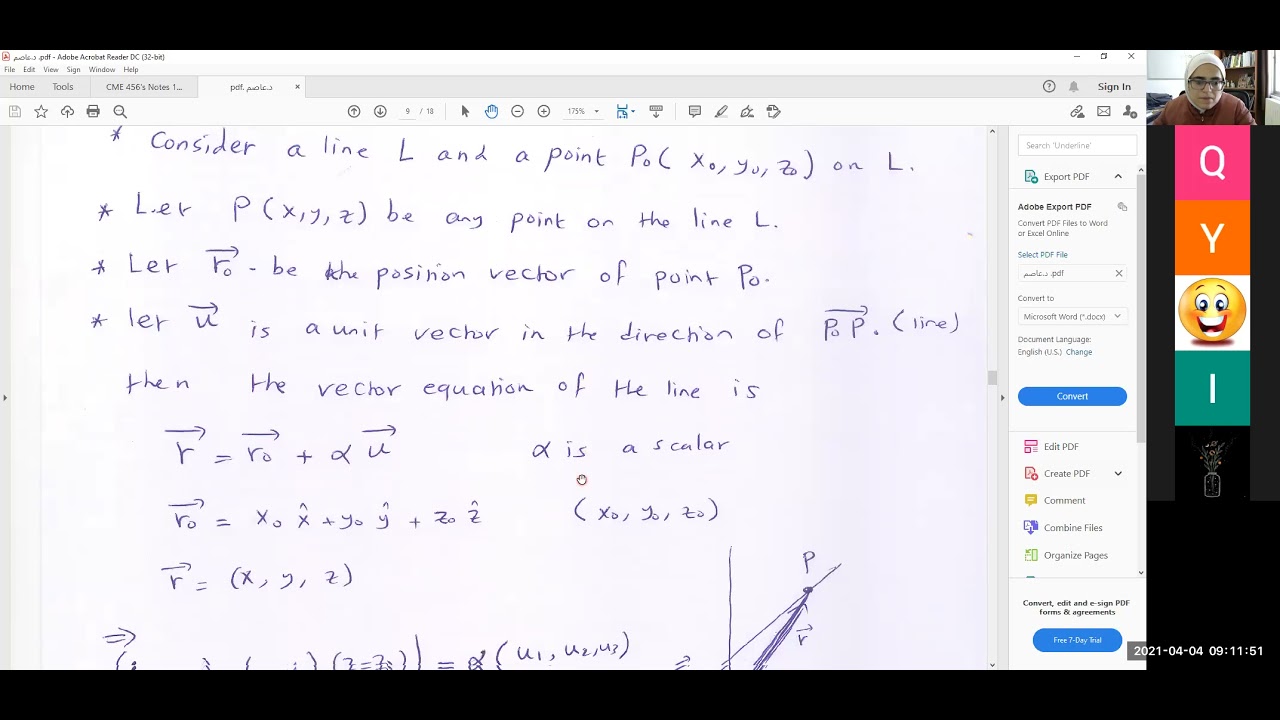 Lecture 17 CME 216 Lines and Planes - YouTube