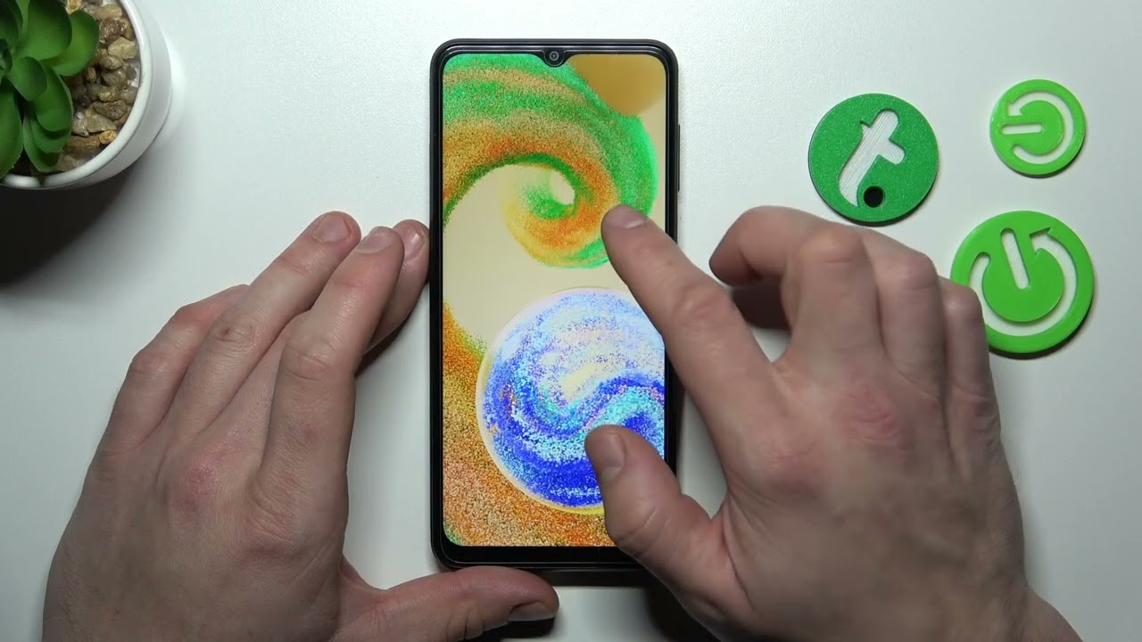 How to Select Screen Lock Type in Samsung Galaxy A04s - All Unlock Methods