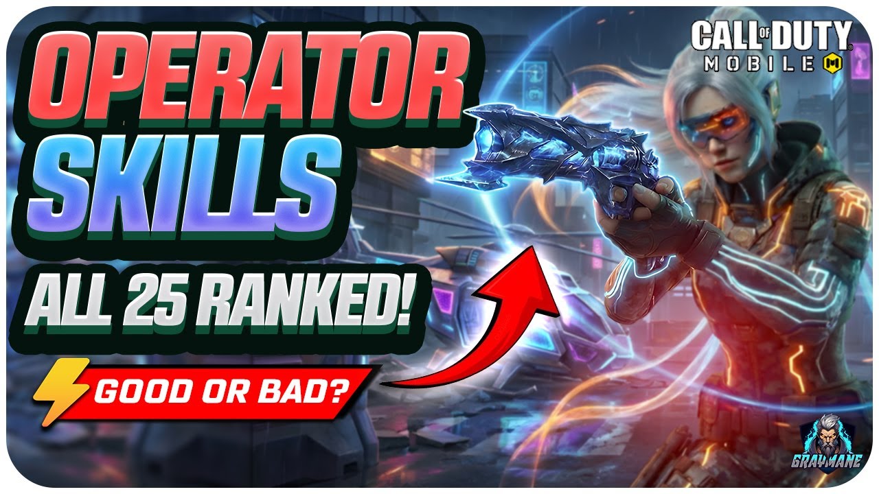Codm Guide Ultimate Operator Skills Guide - Best for Ranked CODM Season 11 - YouTube