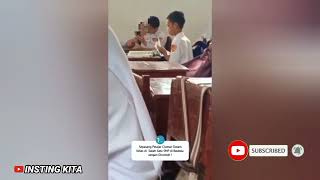 Nafsu Berat ‼️Pelajar Smp ini Ciuman Dengan Santai Di Dalam Kelas