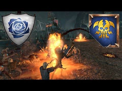 Видео: Влад штурмует Астрагота и Дражоата: Эпичный штурм из сетевой кампании. Total War Warhammer-3