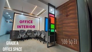 500 sq ft Office Space Interior Design in Supertech Supernova Astralis Noida | @DecodeInterior