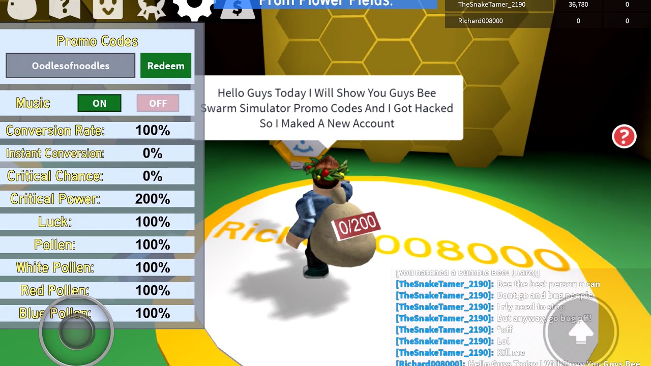 Bee Swarm Simulator Promo Codes PATCHED YouTube