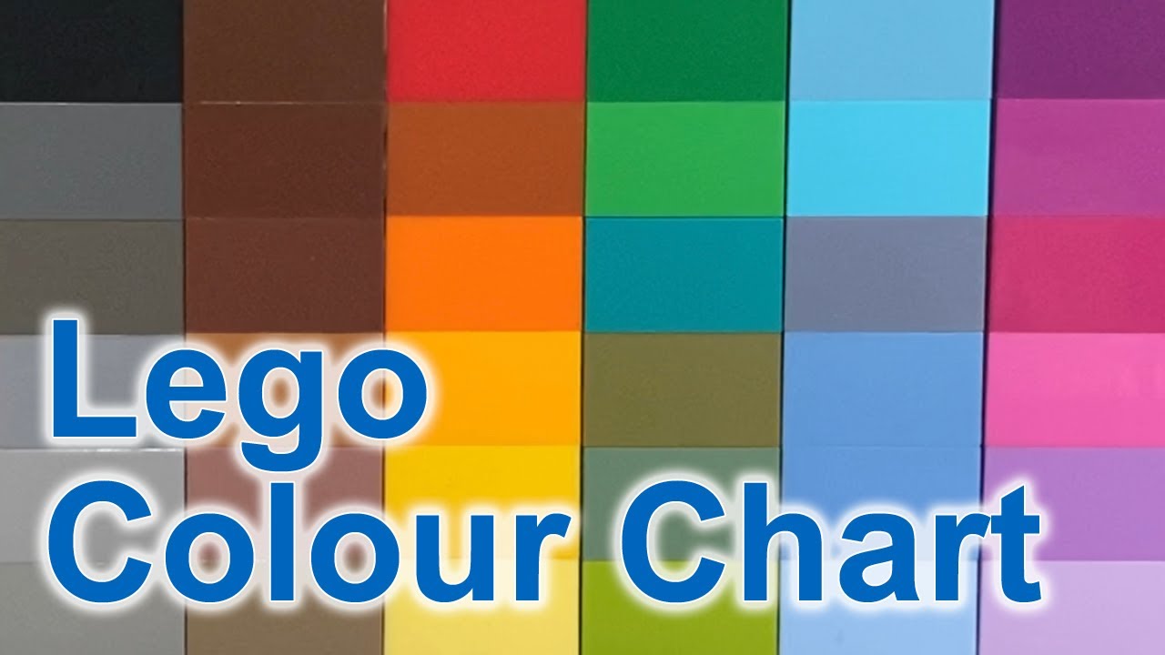 All the Current LEGO Colors! See the colors and color names for all the  LEGO bricks.