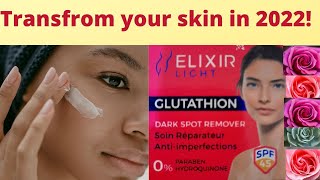 BEST AFFORDABLE FACE CREAM TO USE IN 2022 | REVIEW OF ELIXIR LIGHT GLUTATHION DARK SPOT REMOVER
