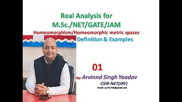 Homeomorphism | Homeomorphic metric spaces | Real Analysis