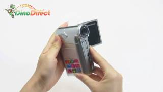 Vivikai DV-569 2.4" LCD 5.1MP CMOS 12MP Max 8x Digital Zoom Digital Camcorder Silver - dinodirect