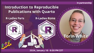 Introduction to Reproducible Publications with Quarto | Torin White