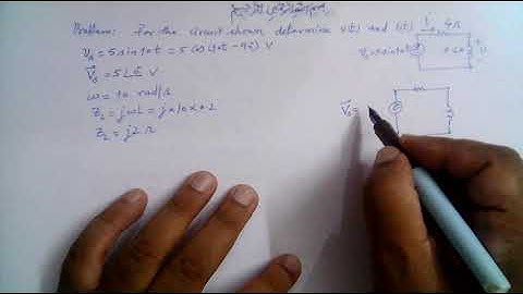 Muhammad Farooq-i-Azam: Determine Current and Voltage in a Circuit Using Phasor Analysis
