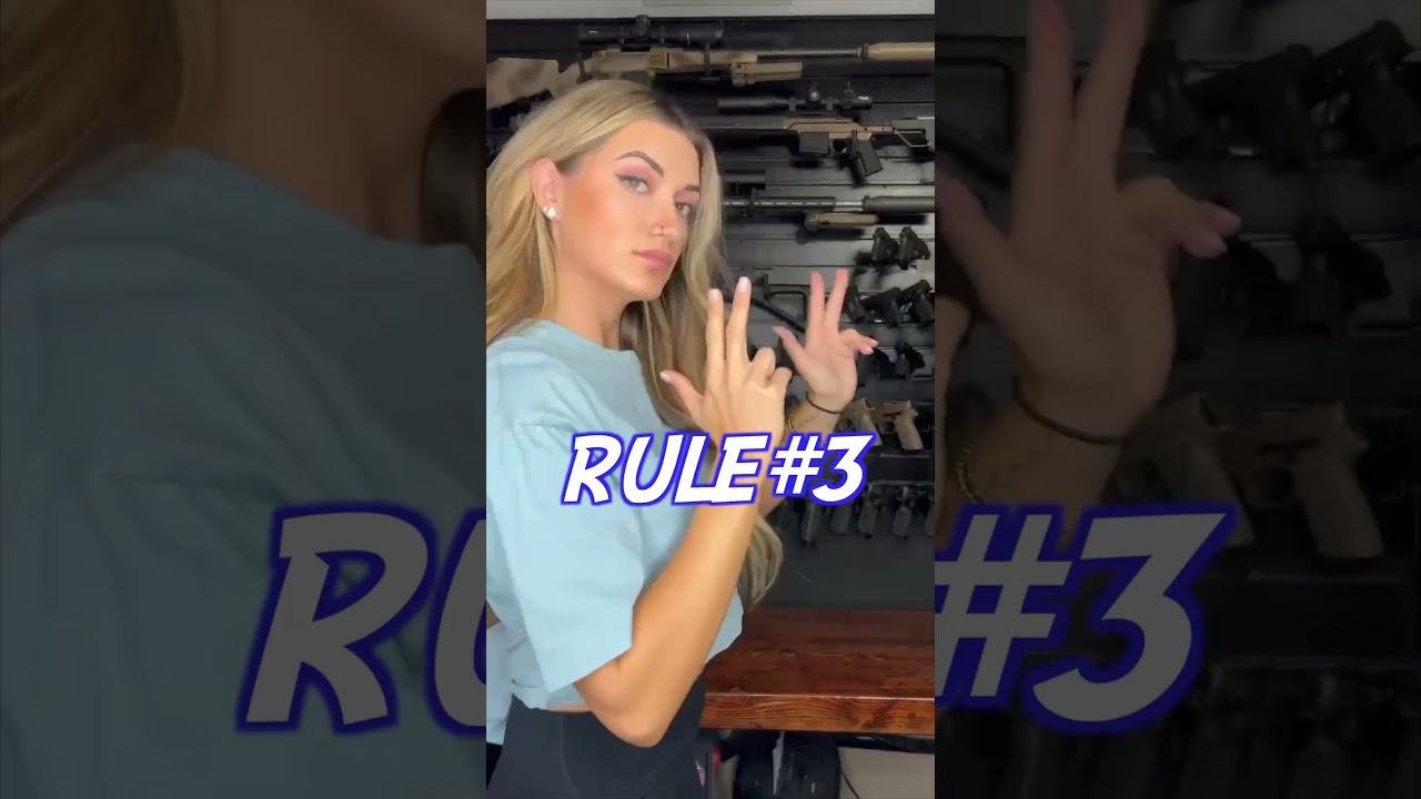 Hot Girls Shoot Guns 👀 | Firearm Safety Rules