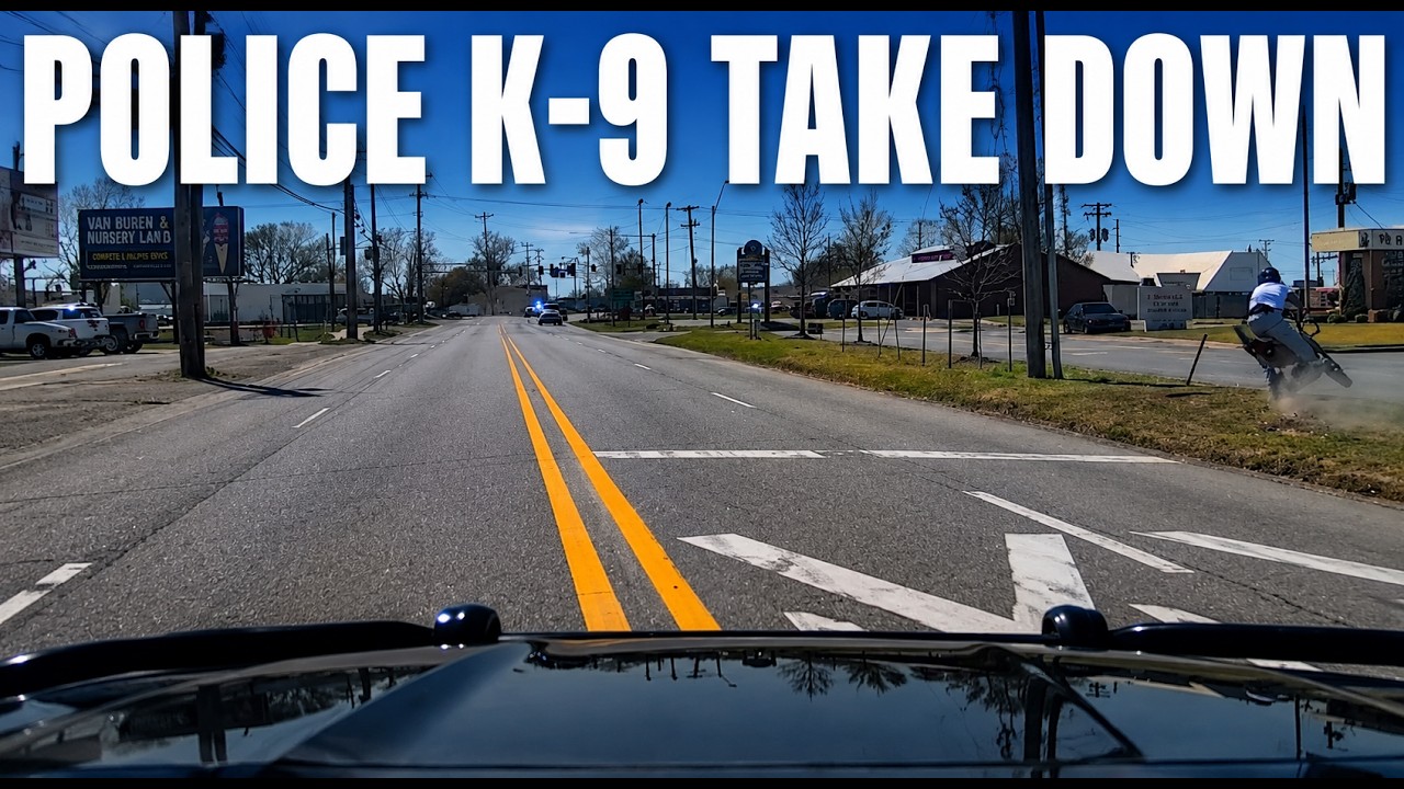 Police K-9 Vaughn TAKES DOWN Bad Guy-Taking A Bite Out Of Crime!