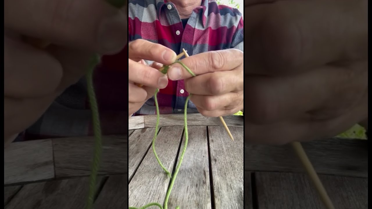 Learn How To Knit In 60 Seconds Tension Arnecarlos Knitting Arneandcarlos