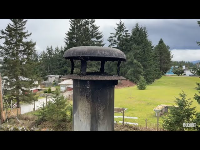 Out with the old, in with the new… and the chimney pipe is right side up  now… and vertical. A fire without smoking out the living room, soon?! Thank  y'all for the