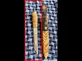 Knifemaking, Messerbau: Leuku/Puukko with birch bark handle. Leuku/Puukko mit Birkenrinden-Griff.